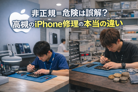 非正規＝危険は誤解？高槻のiPhone修理の本当の違い